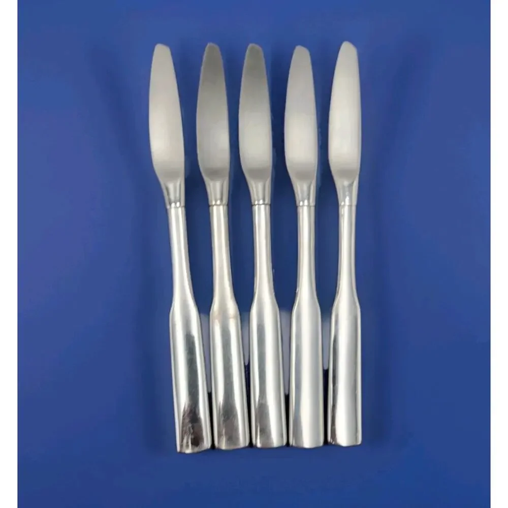 Oneida Antares Flatware Stainless Set 6 Pcs Dinner Knives Discontinued Vintage